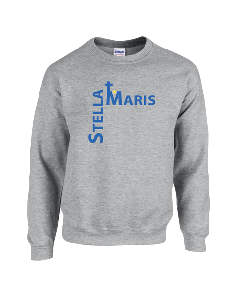 Stella Maris Youth Crewneck Sweatshirt with Printed Logo