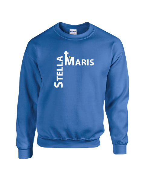 Stella Maris Youth Crewneck Sweatshirt with Printed Logo