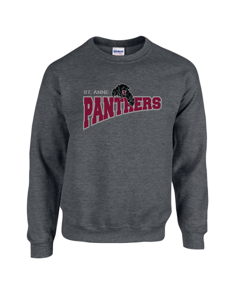 St. Anne Panthers Youth Fleece Crewneck with Printed Logo