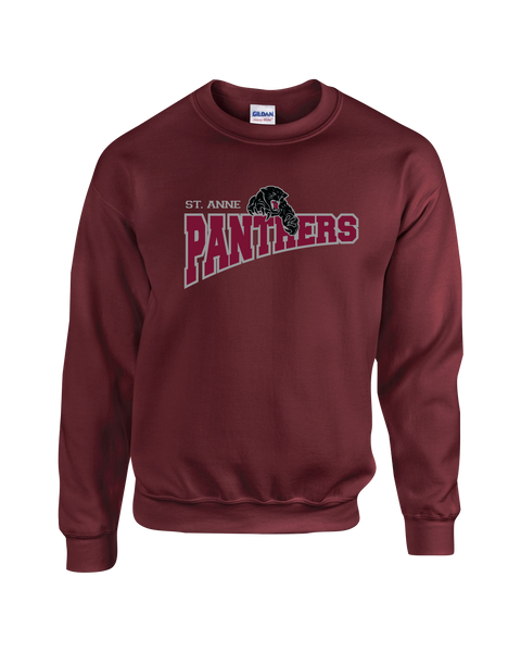 St. Anne Panthers Adult Fleece Crewneck with Printed Logo