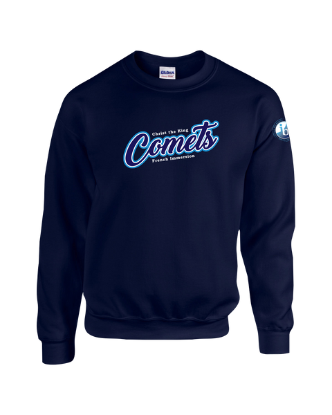 Comets Adult Fleece Crewneck with Printed Logo