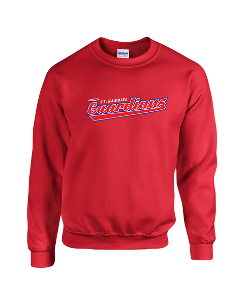 Guardians Script Youth Fleece Crewneck with Printed Logo