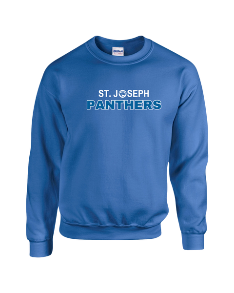 St. Joseph Youth Fleece Crewneck with Printed Logo