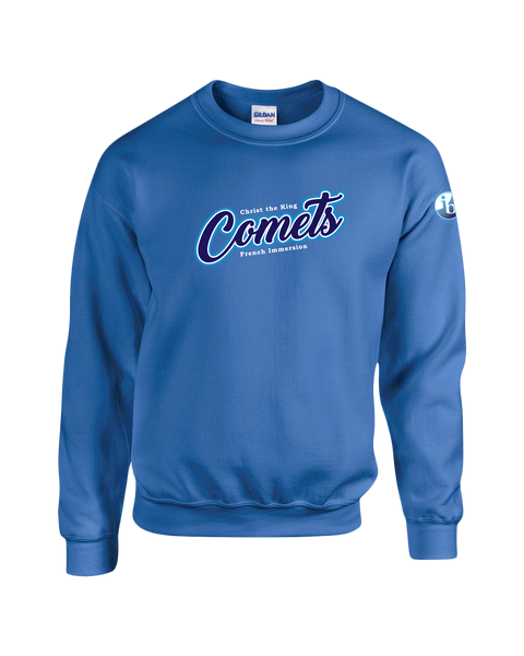 Comets Youth Fleece Crewneck with Printed Logo