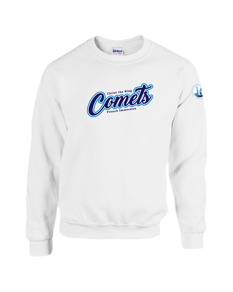 Comets Adult Fleece Crewneck with Printed Logo