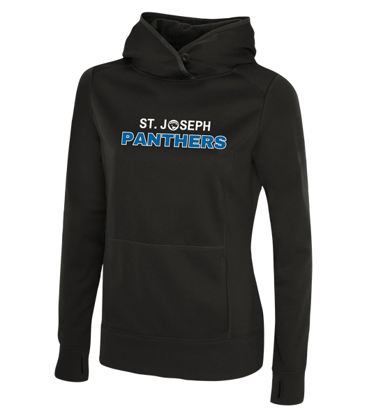 St. Joseph Staff Ladies Dri-Fit Hoodie With Printed logo