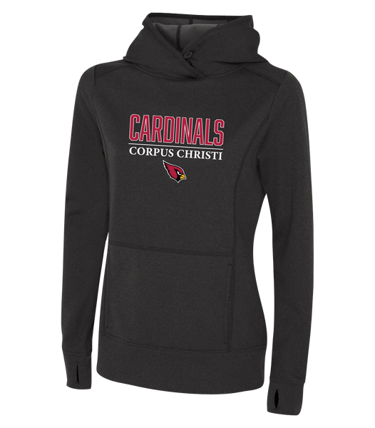 Corpus Christi Ladies Dri-Fit Hoodie With Printed logo