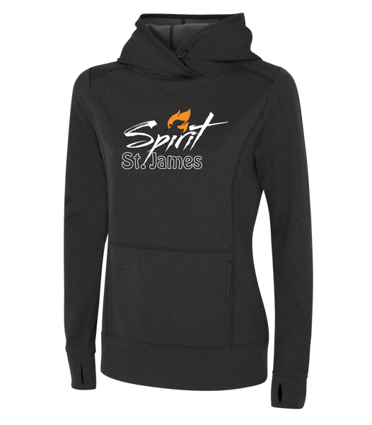 St. James Ladies Dri-Fit Hoodie with Printed Logo