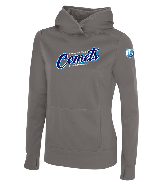 Comets Ladies Dri-Fit Hoodie With Embroidered logo