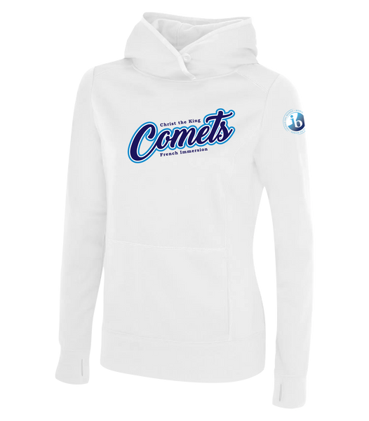 Comets Ladies Dri-Fit Hoodie With Embroidered logo