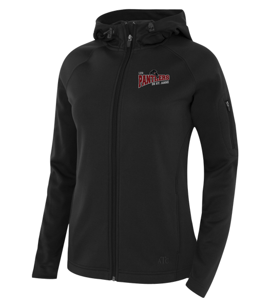 St. Anne Panthers Ladies Hooded Yoga jacket with Embroidered Logo