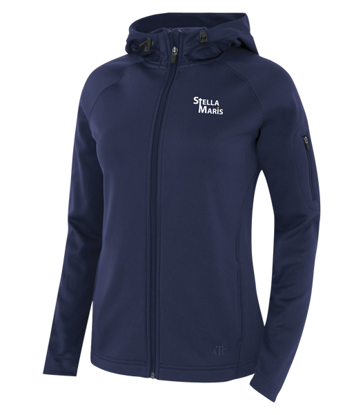 Stella Maris Ladies Hooded Yoga jacket with Embroidered Logo