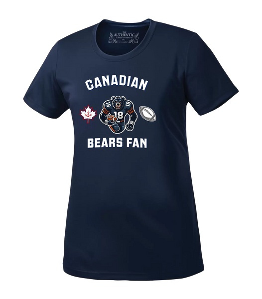 Bears Fan Ladies Dri-Fit T-Shirt with Printed Logo