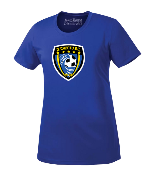 Caboto SC Crest Ladies Dri-Fit T-Shirt with Printed Logo