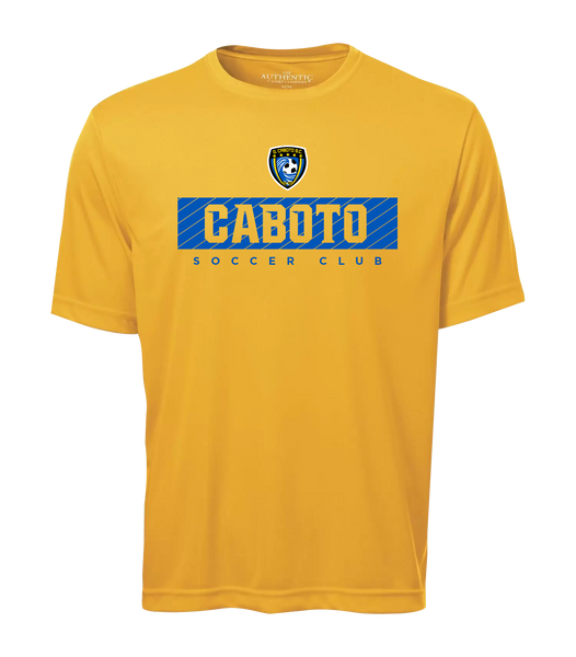 Caboto Soccer Club Block Letters Youth Dri-Fit T-Shirt with Printed Logo