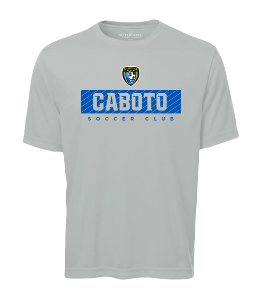 Caboto Soccer Club Block Letters Youth Dri-Fit T-Shirt with Printed Logo