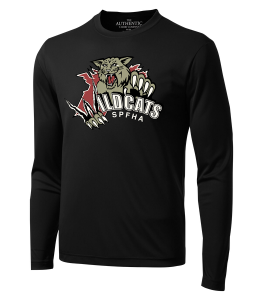 Wildcats SPFHA Youth Dri-Fit Long Sleeve with Printed Logo