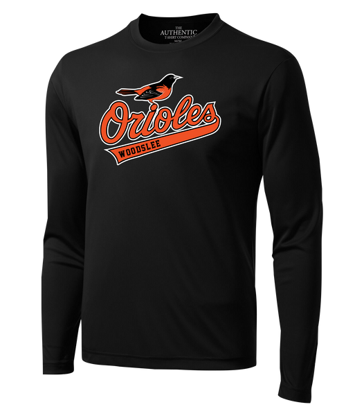 Woodslee Orioles Adult Dri-Fit Long Sleeve with Printed Logo