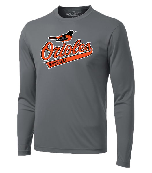 Woodslee Orioles Youth Dri-Fit Long Sleeve with Printed Logo