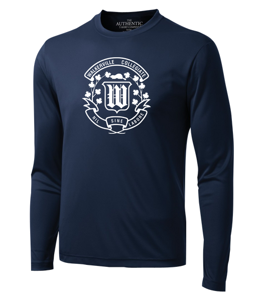 Walkerville Collegiate Institute Adult Dri-Fit Long Sleeve with Printed Logo