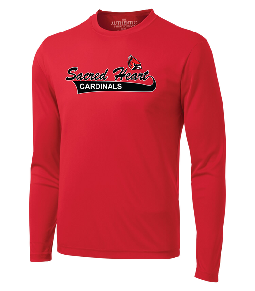 Sacred Heart Adult Dri-Fit Long Sleeve with Printed Logo