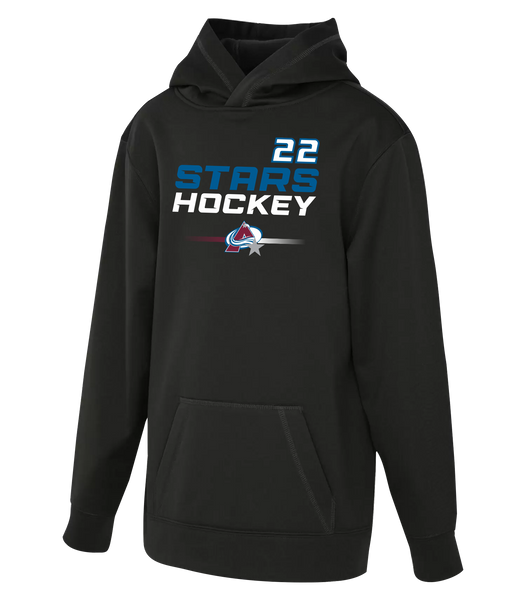 Amherstburg Stars Hockey Youth Dri-Fit Hoodie With Printed Logo