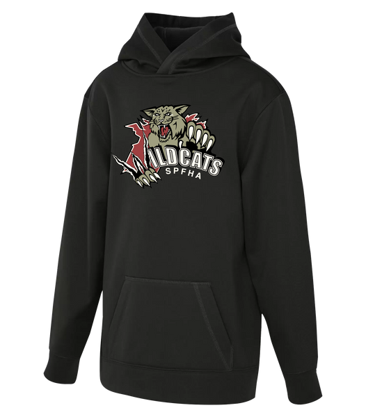 Wildcats SPFHA Youth Dri-Fit Hoodie Sweatshirt with Printed Logo