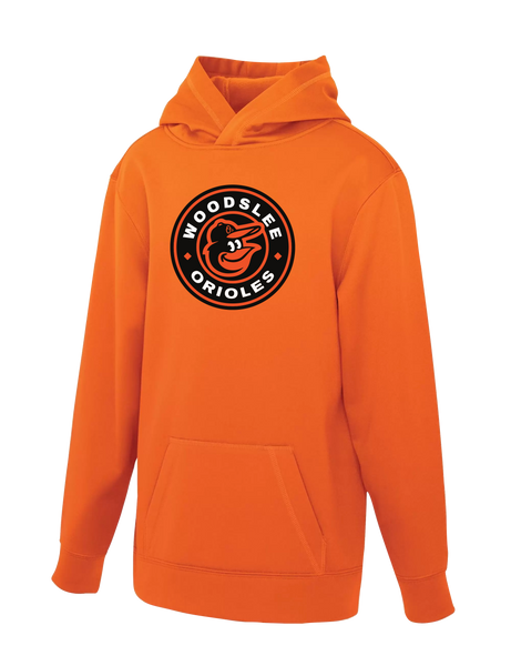 Woodslee Orioles Youth Dri-Fit Hoodie With Printed Logo