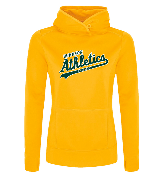 Windsor Athletics Ladies Dri-Fit Hoodie with Embroidered Applique Logo & Personalization