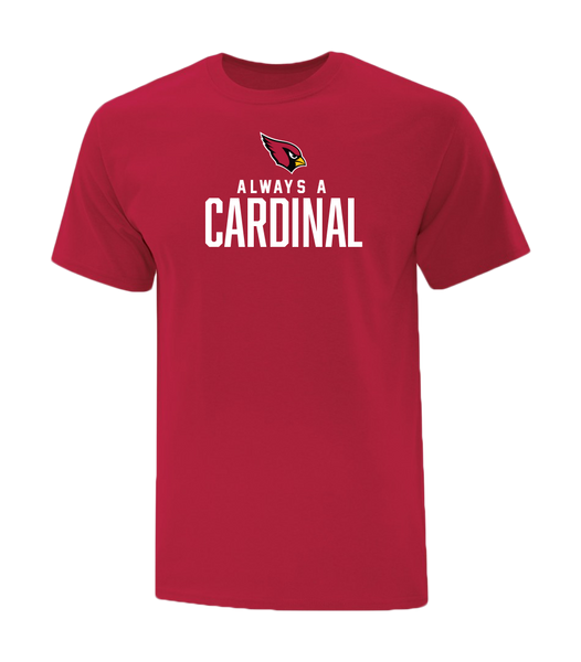 Always A Cardinal Alumni Adult Cotton Short Sleeve