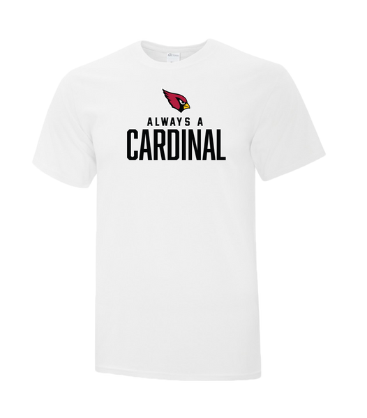 Always A Cardinal Alumni Adult Cotton Short Sleeve