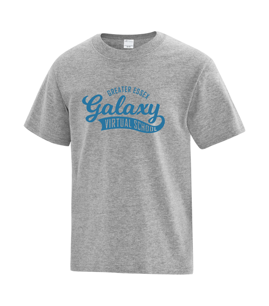 Galaxy Youth Cotton T-Shirt with Printed logo