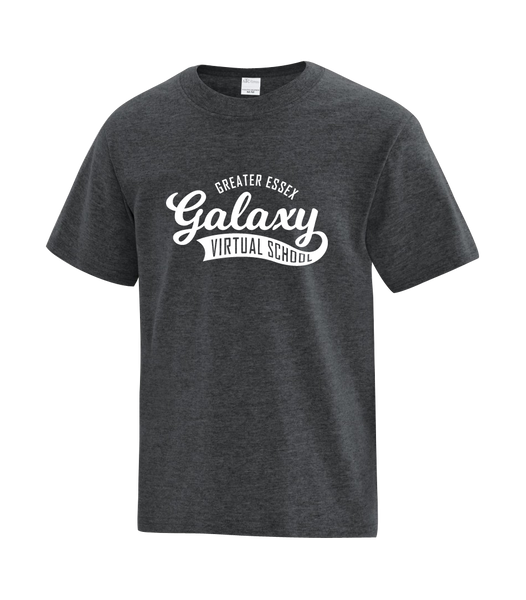 Galaxy Youth Cotton T-Shirt with Printed logo