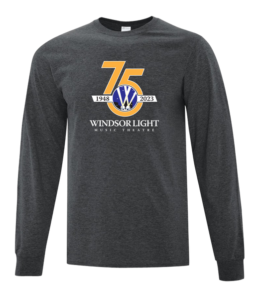 Windsor Light Music Theatre 75th Anniversary Adult Cotton Long Sleeve with Printed Logo