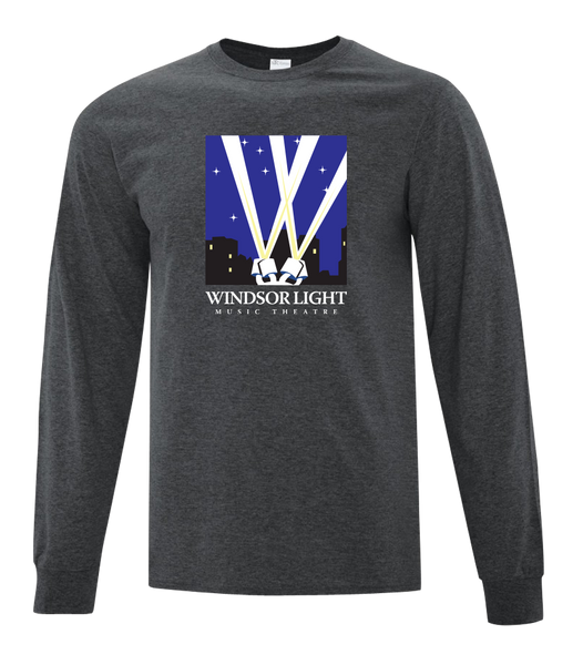 Windsor Light Music Theatre Adult Cotton Long Sleeve with Printed Logo