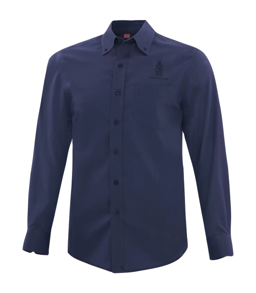 The Windsor Club Ladies Everyday Long Sleeve Woven Shirt