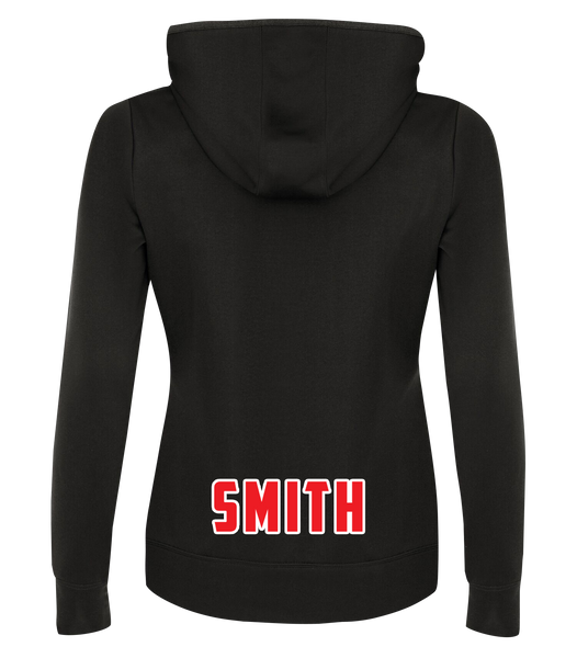 SWO Warriors Ladies Dri-Fit Hoodie With Embroidered Applique