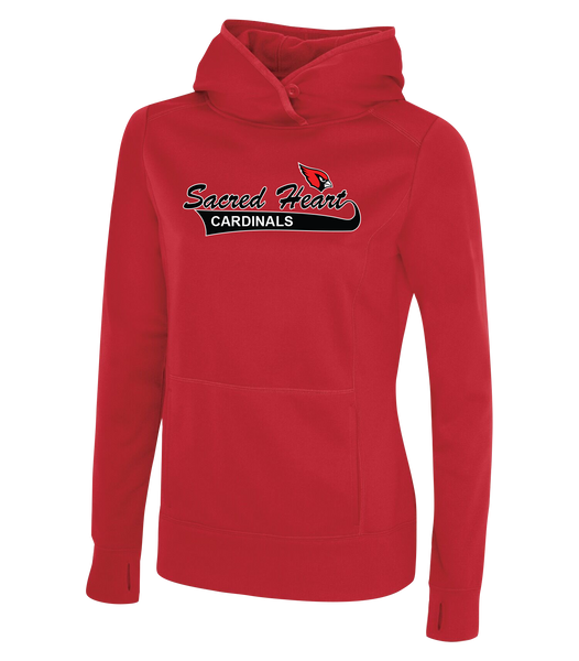 Sacred Heart Ladies Dri-Fit Sweatshirt with Applique Logo