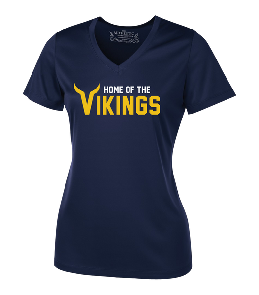 Vikings Staff Ladies 'Alternate Script' Dri-Fit Short Sleeve