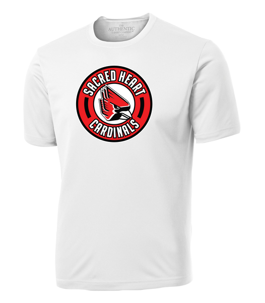 Sacred Heart Cardinals Adult Dri-Fit T-Shirt with Printed Logo