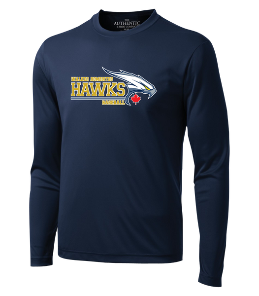 Walker Hawks Youth Dri-Fit Long Sleeve with Printed Logo