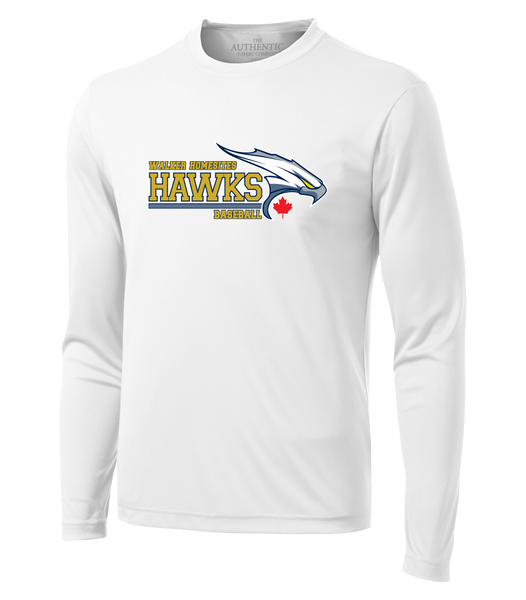 Walker Hawks Youth Dri-Fit Long Sleeve with Printed Logo